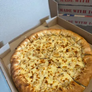 Stuffed Crust Alfredo Chicken