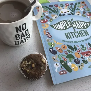 Carrot muffin &amp; lions mane in my coffee! Such a perfect afternoon treat!