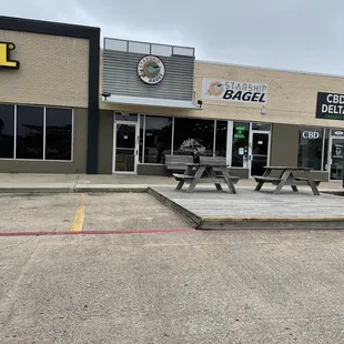 Starship Bagels Lewisville Tx  These Bagels have won awards and I will agree with those folks !! Really  Good Fresh Tasty Bagels !!