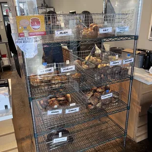 a variety of baked goods