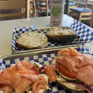 Salt Wasabi Sesame Bagel a la Carte