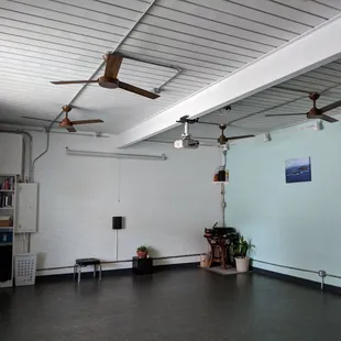 Hikina Yoga Studio Interior in Honolulu, Hawaii.