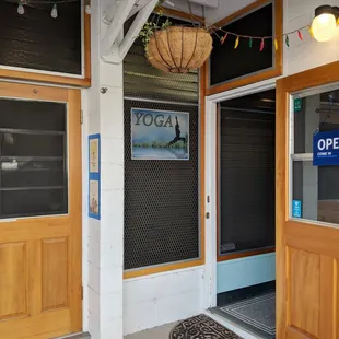 Entrance to Hikina Yoga