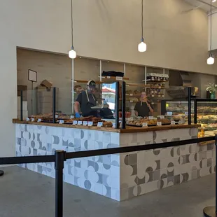 the interior of the restaurant