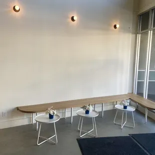 Some of the seating