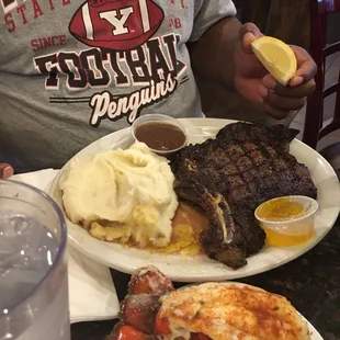 Shrimp Surf and Turf