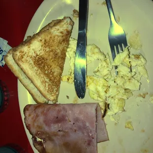 Big Breakfast with ham