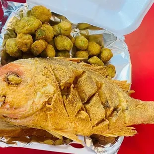 Red Snapper &amp; Shrimp Platter