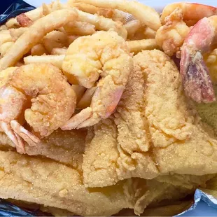 Swai &amp; Shrimp Platter!
