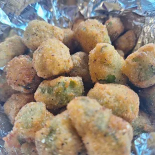 Fried okra