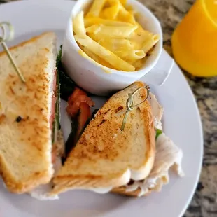 Turkey and Provolone sandwich