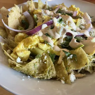 Chilaquiles de pollo
