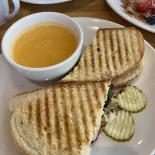 Chicken pomodoro panini