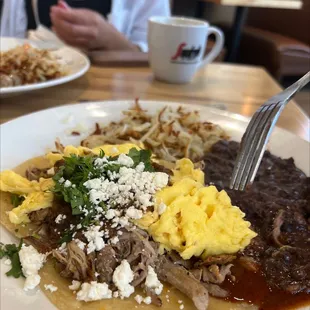Brisket Huevos Rancheros