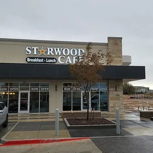 On west end of FRESH! shopping center, still adding parking spaces on the right.