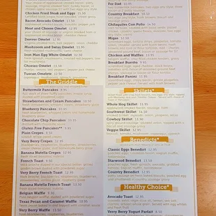 Breakfast, Brunch, and Lunch.