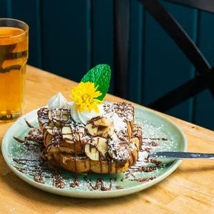 Banana Nutella French Toast