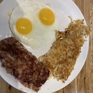 Corned Beef Hash & Eggs