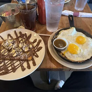 Banana Nutella French Toast