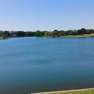 Walking around the lake