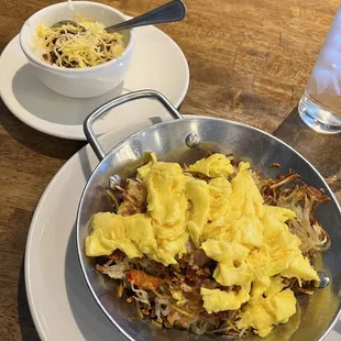 Smokey Grits. Chorizo skillet.