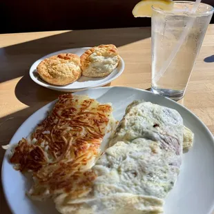 Iron man egg white omelette