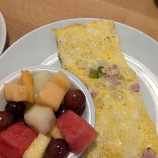Denver omelette with side of fruit!