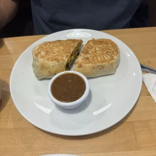 Chorizo breakfast burrito