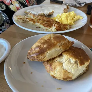 Biscuits with Chicken Fried Steak