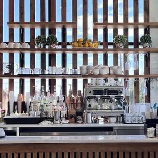 This espresso station is a thing of beauty