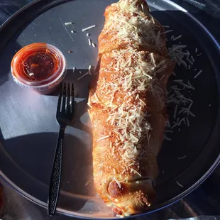 The Stromboli is huge!