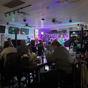 In for dinner and drinks