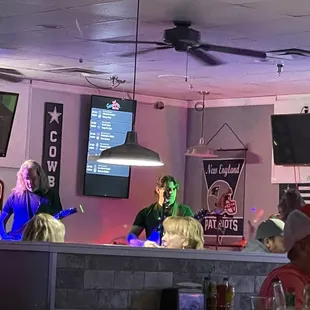 Live band!  Sounded really great!