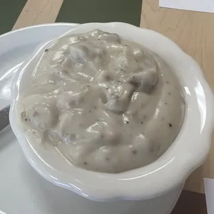 Side of sausage gravy