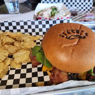 Basic Burger with bacon - nothing basic about it