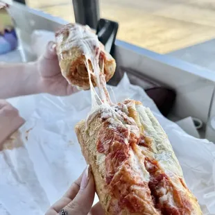 Eggplant Parm Sandwhich