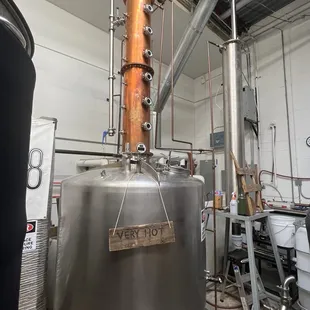 a still still in the process