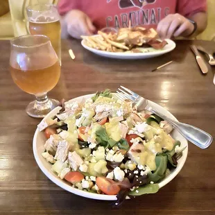 Chopped Chicken Salad &amp; Deluxe BLT. Both