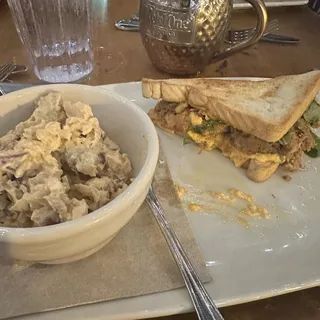 Pulled Pork & Pimento Grilled Cheese