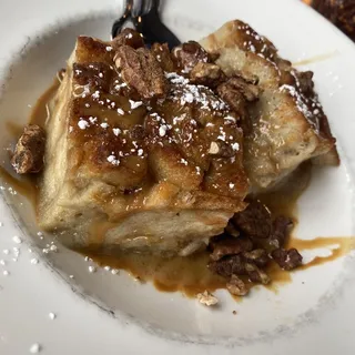 Banana Bourbon Bread Pudding