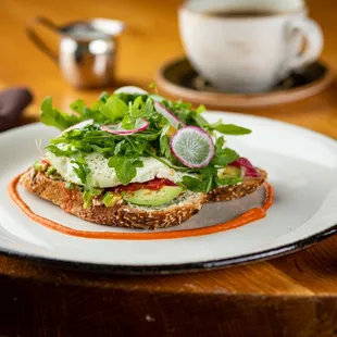 Avocado Toast at State and Lake Chicago Tavern