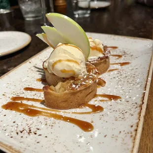 Apple Tart with Vanilla Bean Ice Cream