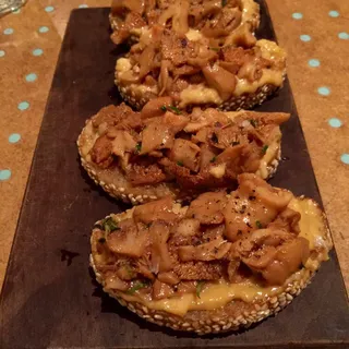 Hedgehog Mushroom Toast