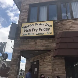Outside seating at State Fair Inn