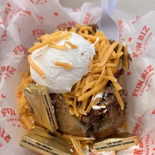 Loaded brisket potato