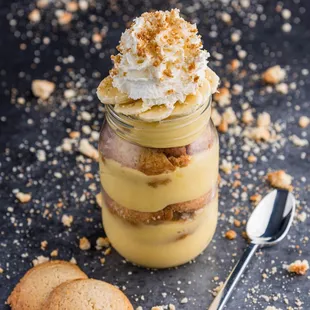 Mason Jar Banana Pudding, Dessert