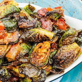 Whiskey Glazed Brussel Sprouts