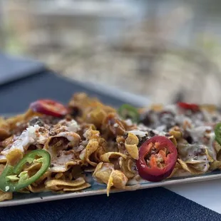 Texas Red Beef Chili Frito Pie Brunch (Shareable Portion)