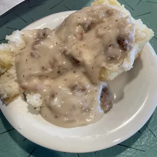 Biscuit and Sausage Gravy