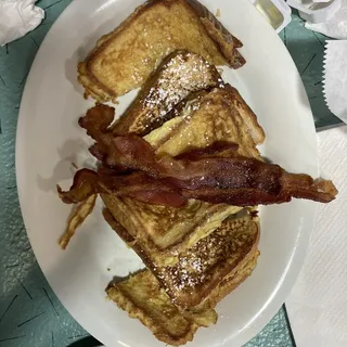 French Toast with Bacon